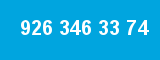 926 346 33 74 926 346 33 74